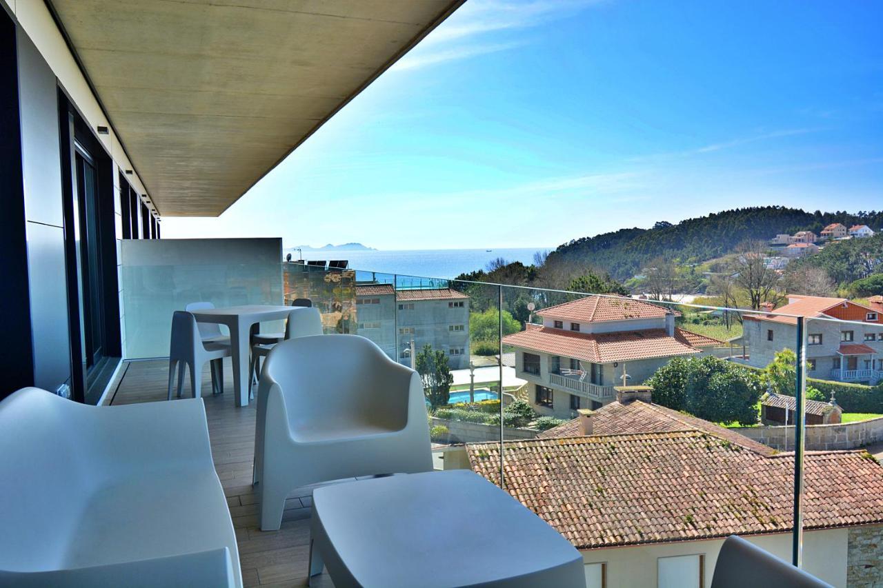Precioso Apartamento Con Piscina En Sanxenxo Luaran gambar