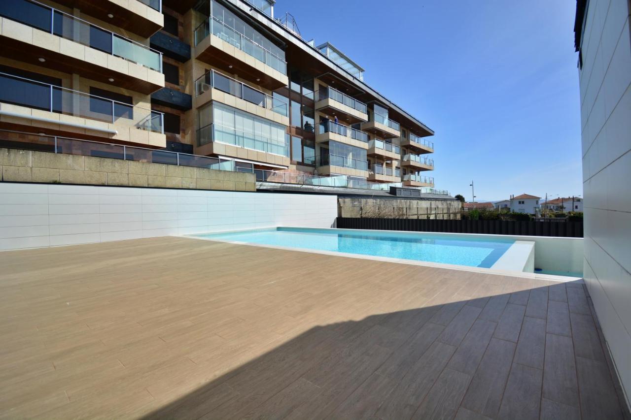Precioso Apartamento Con Piscina En Sanxenxo Luaran gambar